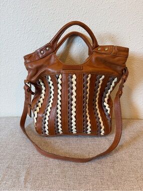 Frye-Tricia Weave Boho Bag